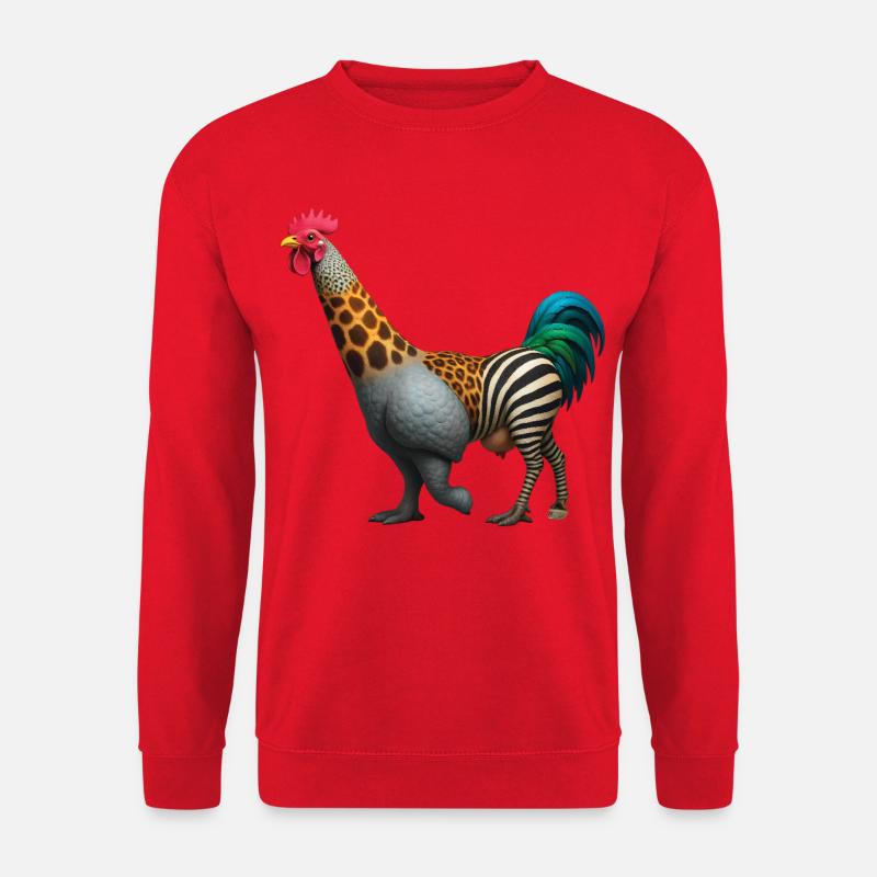 ZINNEKE DU SUD - Bellegique - Unisex Pullover - Rot