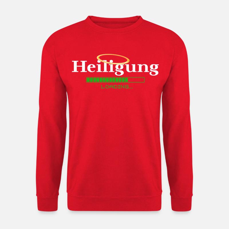 Heiligung - loading - Heiligenschein - Unisex Sweatshirt - red