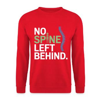 Licensed Clinical Specialist Spinal Wellness  - Unisex Sweatshirt - red - Front - Alina (178cm) & Michal (187cm)