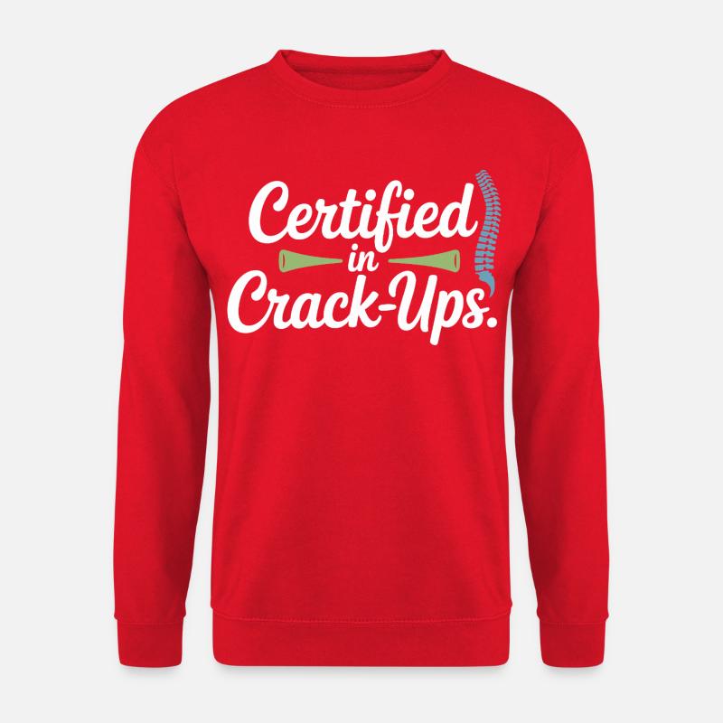 Licensed DC Clinical Vertebral Integrity  - Unisex Sweatshirt - red