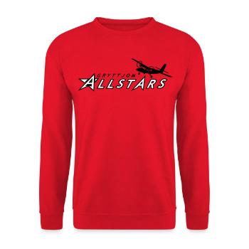Gryttjom Allstars - Unisex Sweatshirt - red - Front - Alina (178cm) & Michal (187cm)