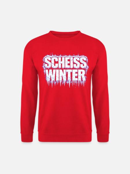 Shit_Winter - Sweat-shirt Unisexe - rouge