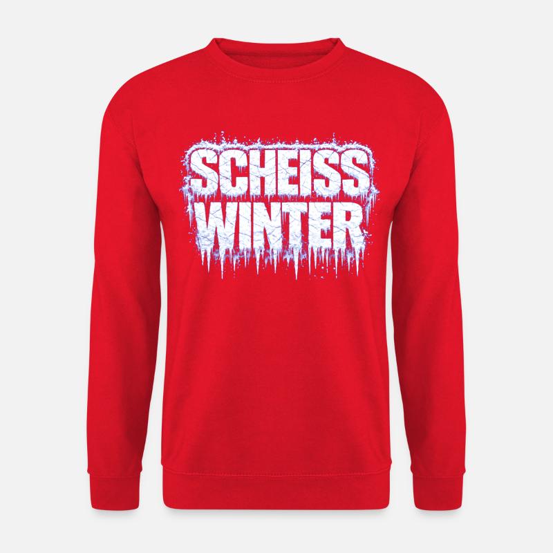 Shit_Winter - Unisex Sweatshirt - red
