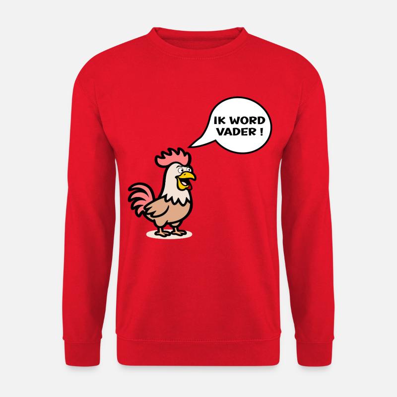 Ich werde Vater - Unisex Pullover - Rot