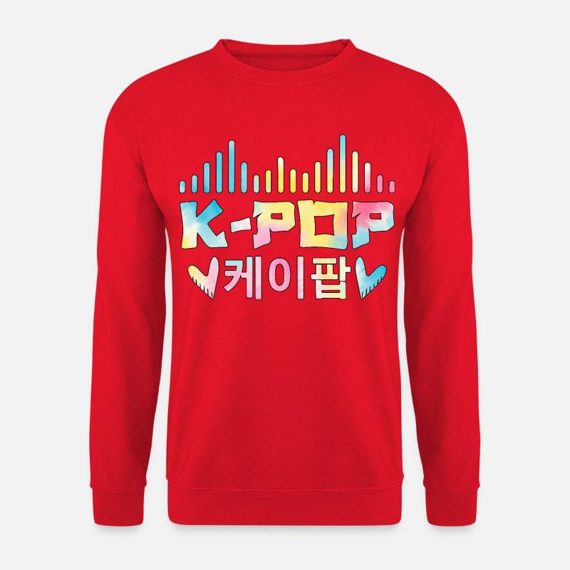 K Pop Korean 케이팝 - Unisex Pullover - Rot