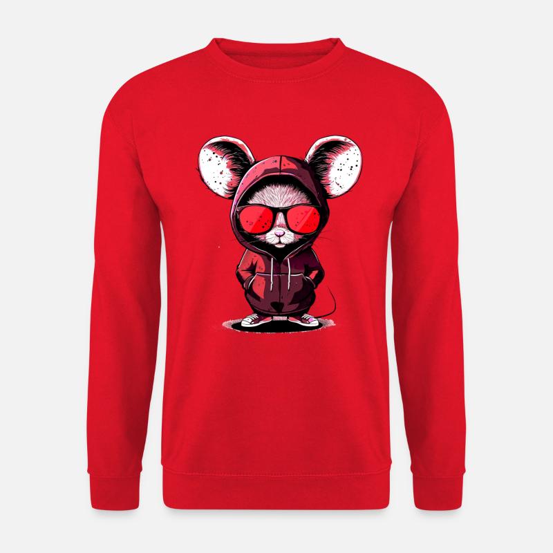 cooles Design - Unisex Pullover - Rot