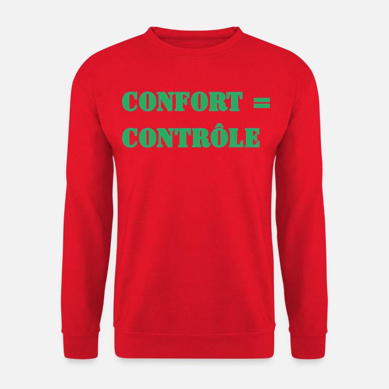 COMFORT = CONTROL - Unisex Sweatshirt - red