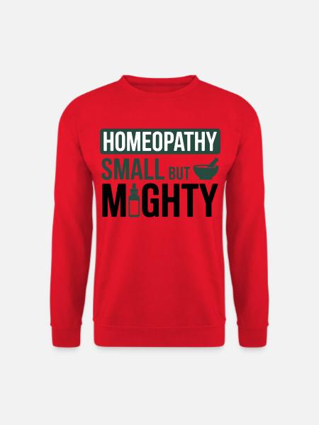 Homeopathy Small But Mighty Professional  - Unisex Sweatshirt - red