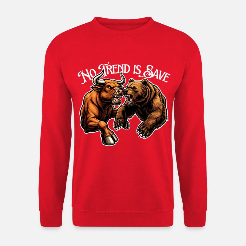 No trend is certain - Unisex Sweatshirt - red