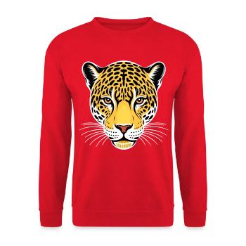 Jaguar Colombia - Unisex Pullover - Rot - Vorne - Alina (178cm) & Michal (187cm)