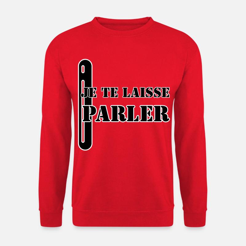 ICH LASSE DICH SPRECHEN. - Unisex Pullover - Rot