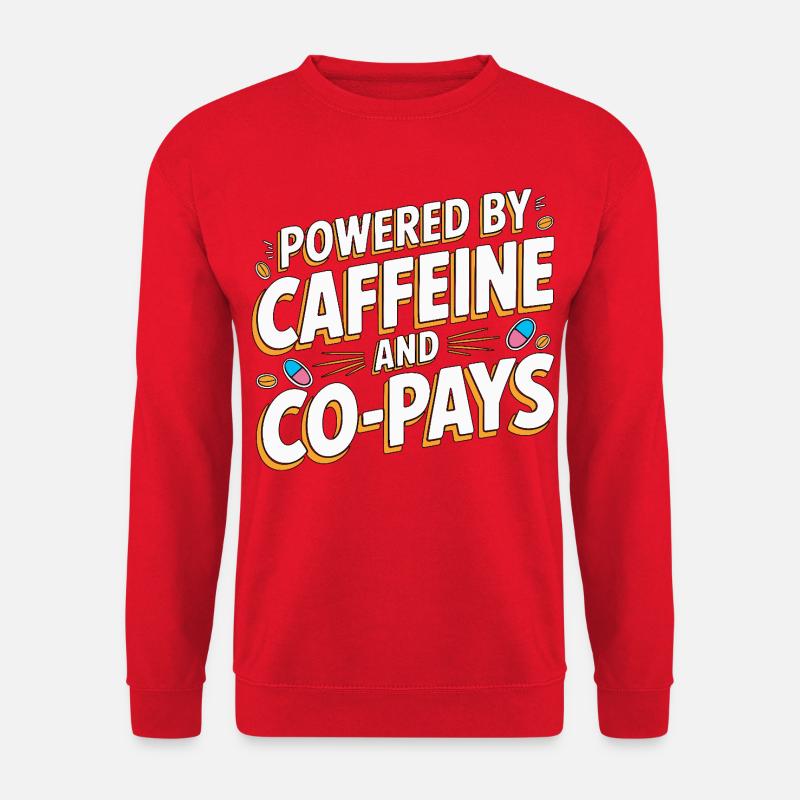 Retail Pharmacist Powered By Medication Expert - Unisex Sweatshirt - red