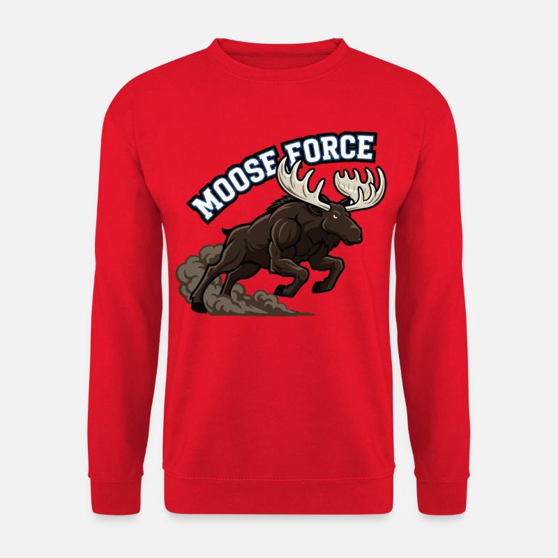 Moose Force Wild Elk Power - Unisex Sweatshirt - red