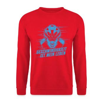 Vélo de route Vélo Vélo Sport Vélo VTT - Sweat-shirt Unisexe - rouge - Devant - Alina (178cm) & Michal (187cm)