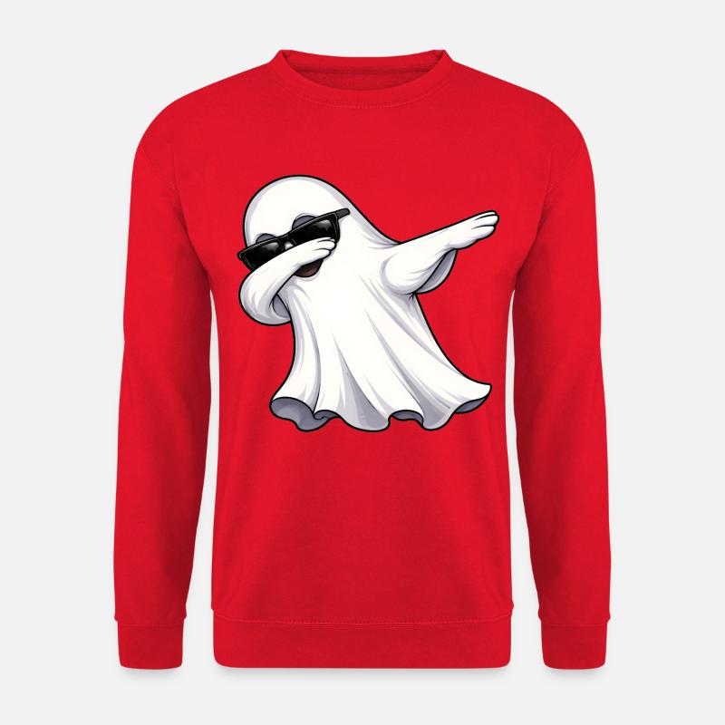 Dabbing Ghost - Unisex Sweatshirt - red
