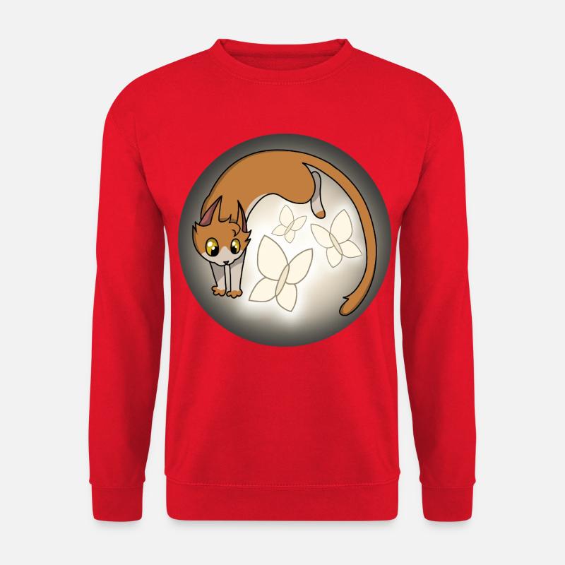 Schnurrhaare des Lichts - Unisex Pullover - Rot
