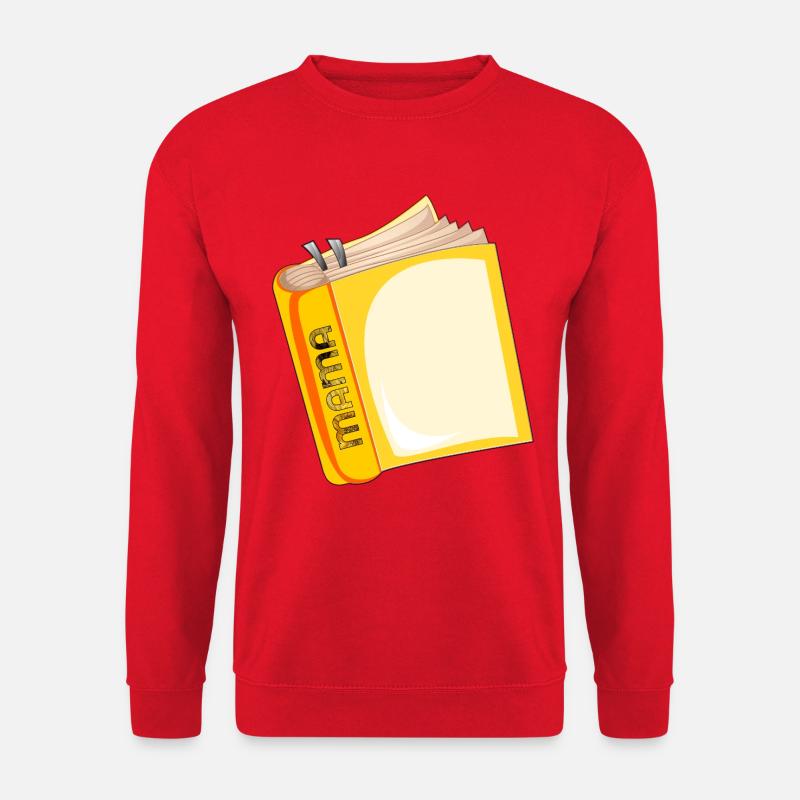 Buch Mama Leserin - Unisex Pullover - Rot