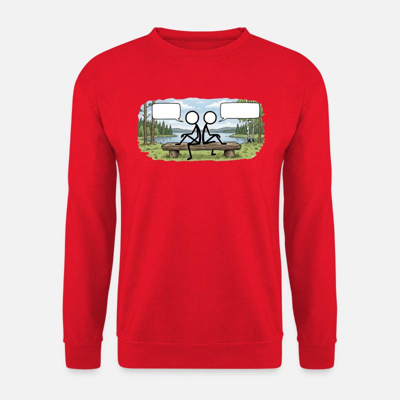 Savo Guys Duo 1 Par Nature - Sweat-shirt Unisexe - rouge