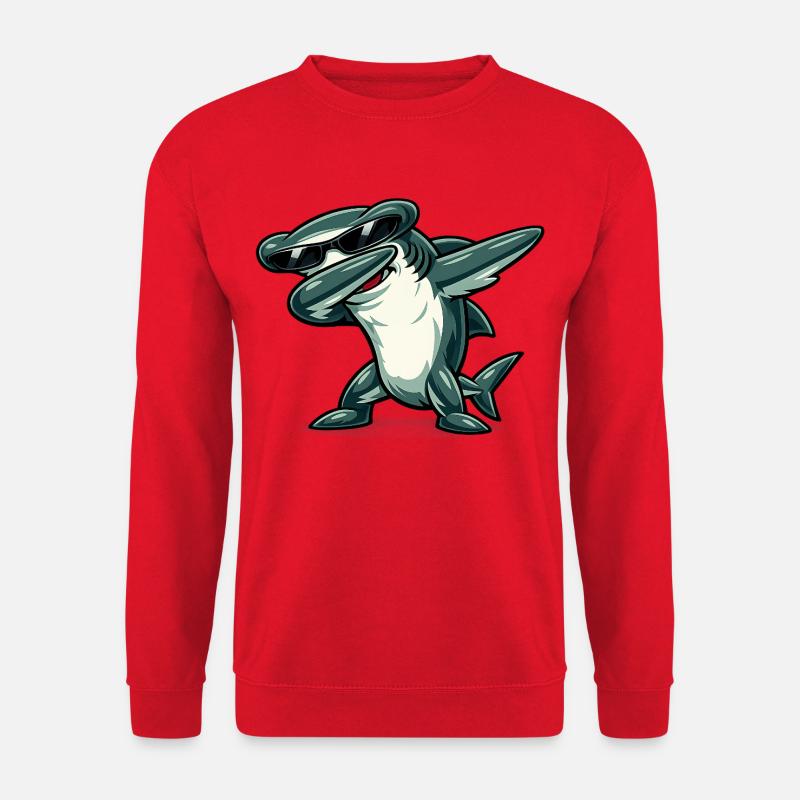 Requin-marteau à dabber - Sweat-shirt Unisexe - rouge
