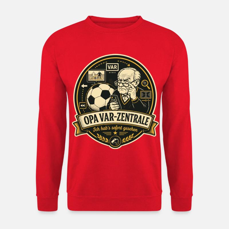 Opa VAR-Zentrale - Unisex Pullover - Rot