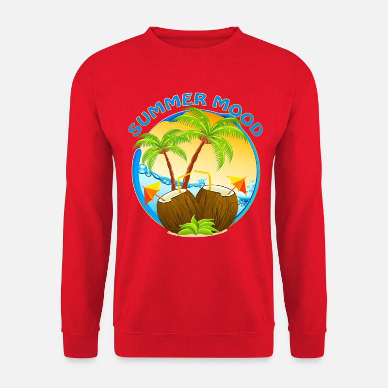 Tropischer Cocktaildrink Sommerstimmung - Unisex Pullover - Rot