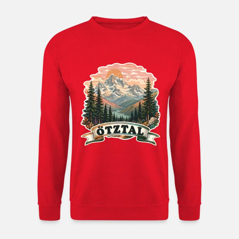 Oetztal - Unisex Pullover - Rot