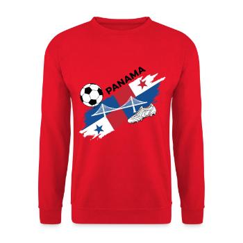 Panama Football Panama Soccer Foot Canaleros - Sweat-shirt Unisexe - rouge - Devant - Alina (178cm) & Michal (187cm)