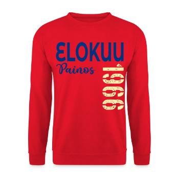 Août 1966 - 60 ans - Sweat-shirt Unisexe - rouge - Devant - Alina (178cm) & Michal (187cm)