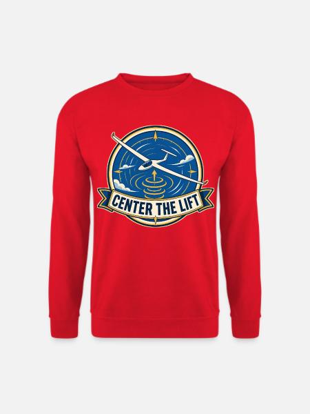 CENTER THE LIFT - Unisex Pullover - Rot