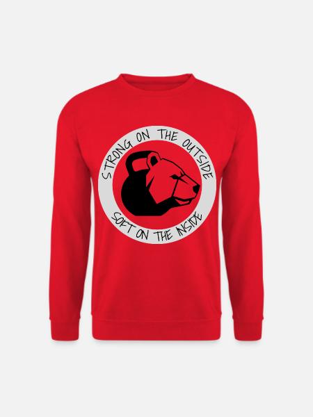 Round Logo Strong and Soft - Unisex Pullover - Rot