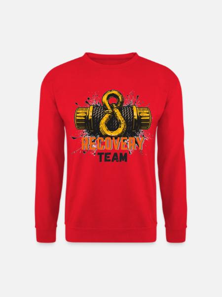 Offroad Recovery Team Seilwinde - Unisex Pullover - Rot