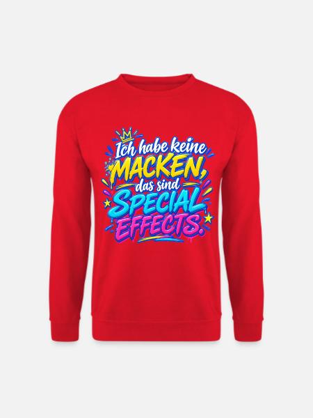 Special Effects: Mackenfrei - Unisex Pullover - Rot