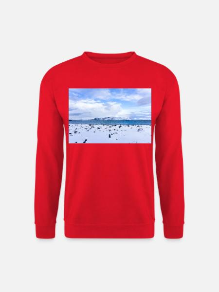 Iceland Winter Wonderland - Unisex Pullover - Rot