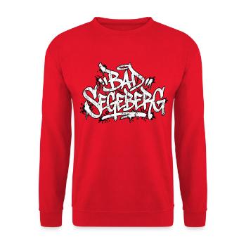 Bad Segeberg Graffiti - Unisex Pullover - Rot - Vorne - Alina (178cm) & Michal (187cm)
