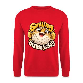 Pallokal - Unisex Pullover - Rot - Vorne - Alina (178cm) & Michal (187cm)