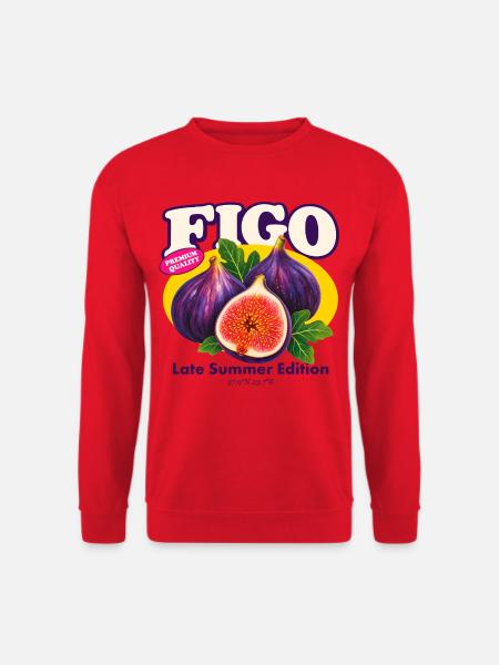 Figo – Fresh Purple Figs Spätsommerausgabe - Unisex Pullover - Rot