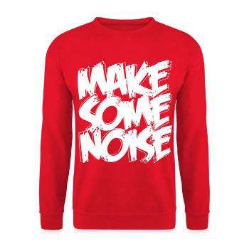 FAITES DU BRUIT - Sweat-shirt Unisexe - rouge - Devant - Alina (178cm) & Michal (187cm)