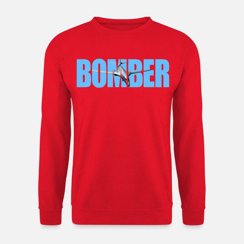 Bomber B-1B Lancer - Unisex Pullover - Rot