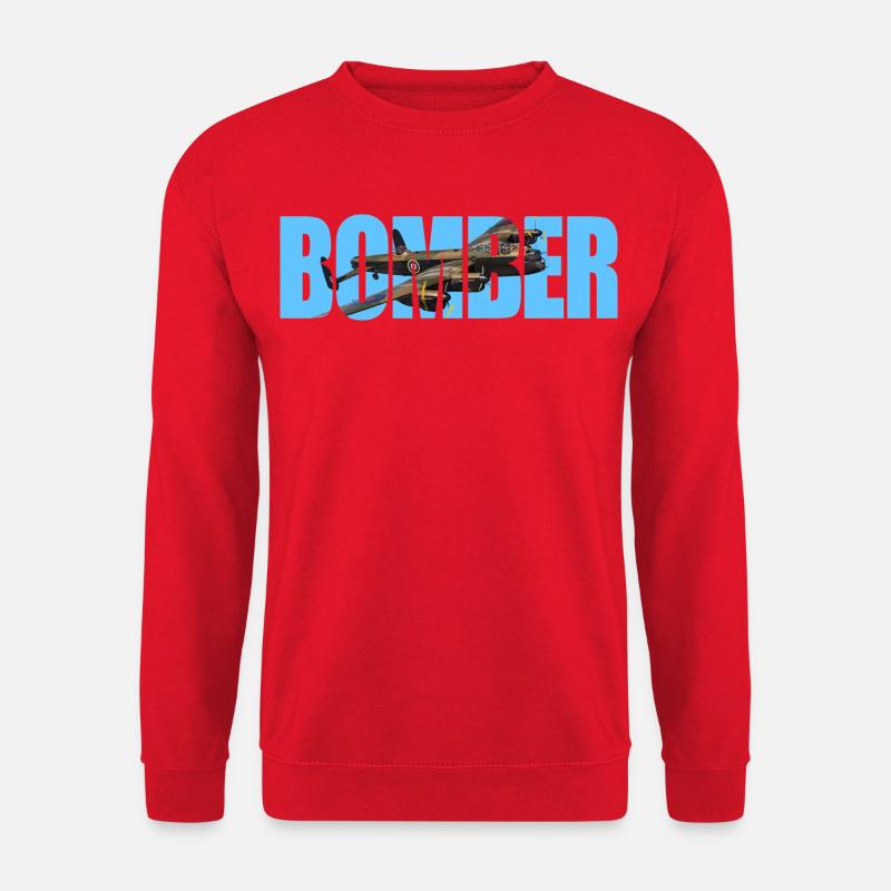 Bomber Avro Lancaster - Unisex Sweatshirt - red
