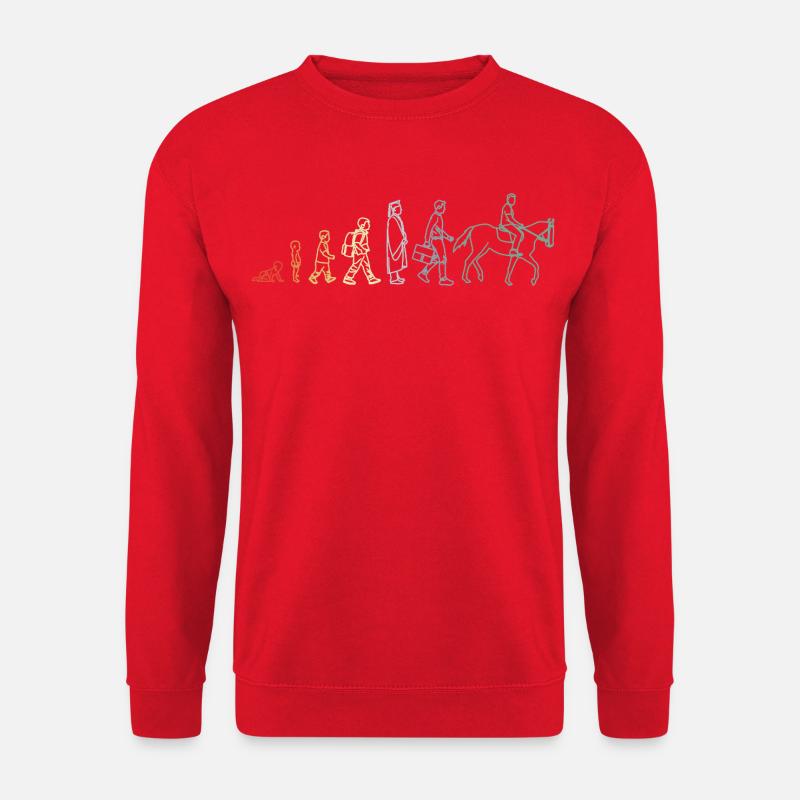 Equestrian Evolution - Unisex Sweatshirt - red