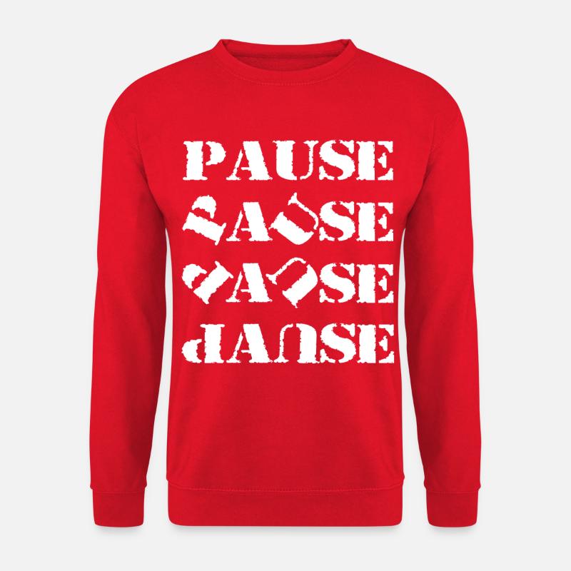 Danse anhalten - Unisex Pullover - Rot