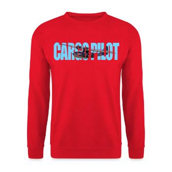 Cargo pilot PBY Catalina - Unisex Pullover - Rot - Vorne - Alina (178cm) & Michal (187cm)