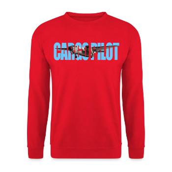 Cargo pilot C-2A - Unisex Pullover - Rot - Vorne - Alina (178cm) & Michal (187cm)