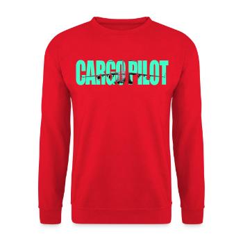 Cargo pilot C-17 - Unisex Pullover - Rot - Vorne - Alina (178cm) & Michal (187cm)