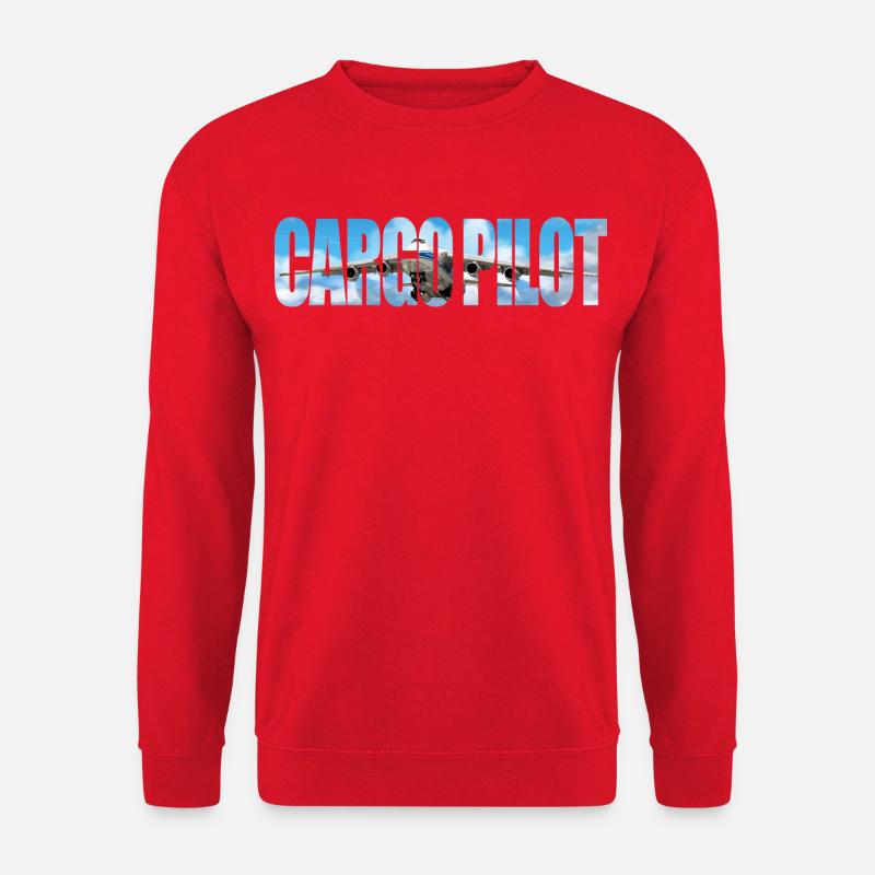 Cargo pilot An-124 - Unisex Pullover - Rot