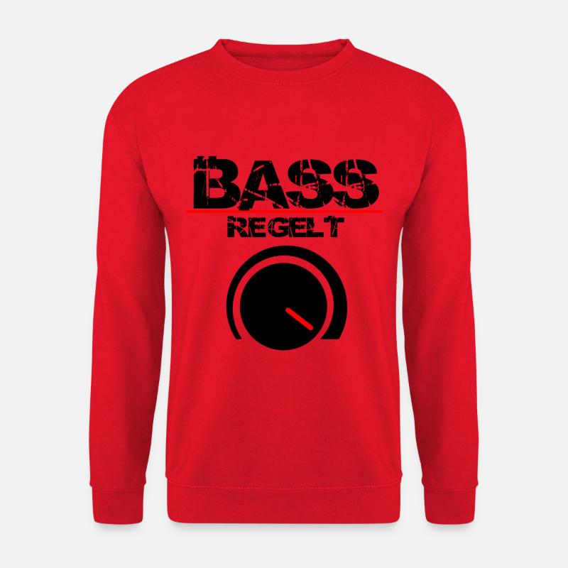Bass regelt - Unisex Pullover - Rot