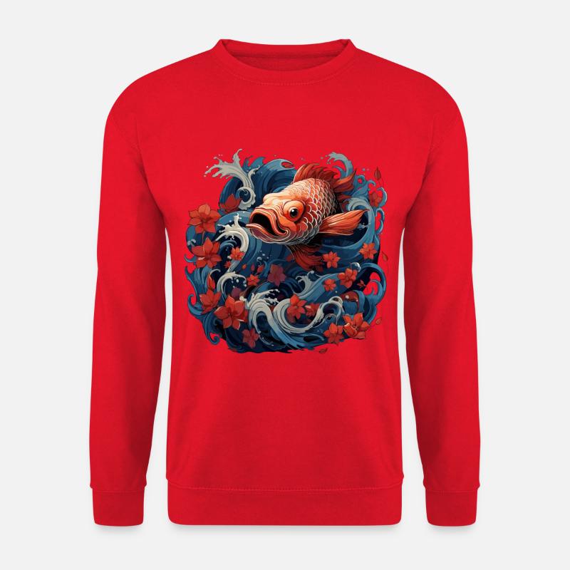 Koi - Unisex Pullover - Rot