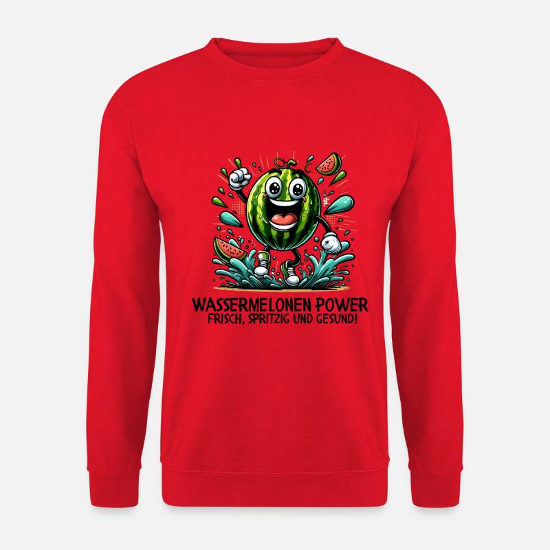 Wassermelonen Power - Unisex Pullover - Rot