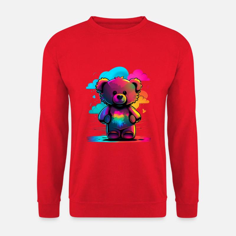 Teddybär - Unisex Pullover - Rot