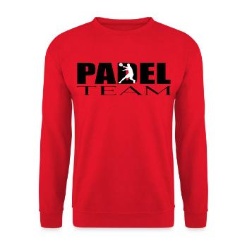 Padel Mannschaft - Unisex Pullover - Rot - Vorne - Alina (178cm) & Michal (187cm)